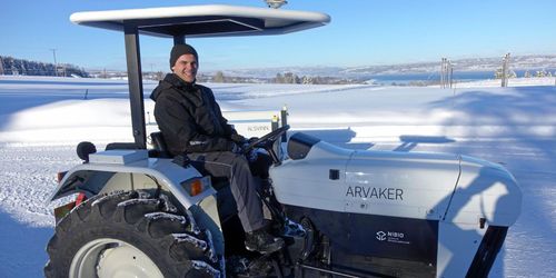 Här är Norges första eltraktor