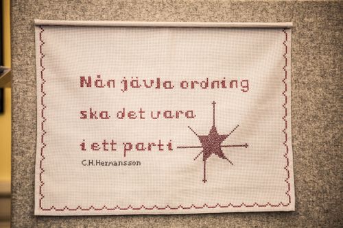 Citatet som CH Hermansson gjorde sig känd för.