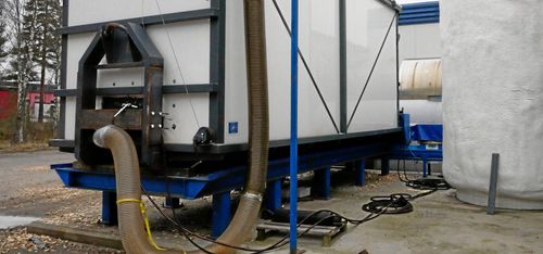 Här blir flis blir gas och el