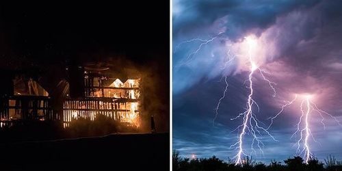 Ute eller inne när åskan går