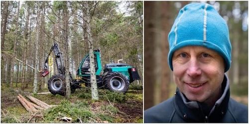 Hans skördare är unik i Sverige