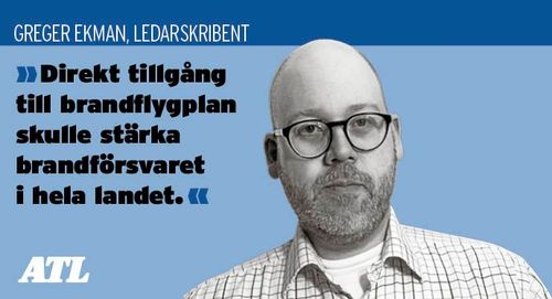 Sverige behöver egna brandflygplan