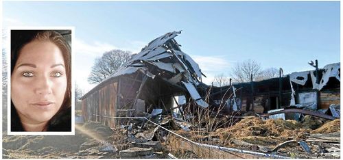 Familjen maktlös efter branden