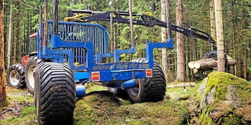 Ersätter stödben med vätskefyllda däck