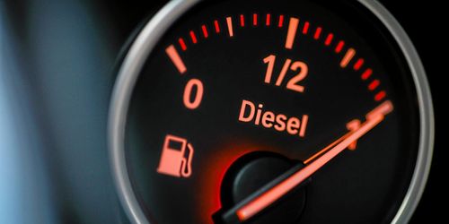 Dieselpriset upp för första gången på en månad