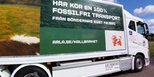 Arla växlar upp: Fler biogaslastbilar i drift