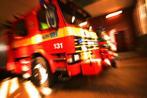 Ammoniak läckte från fabrik